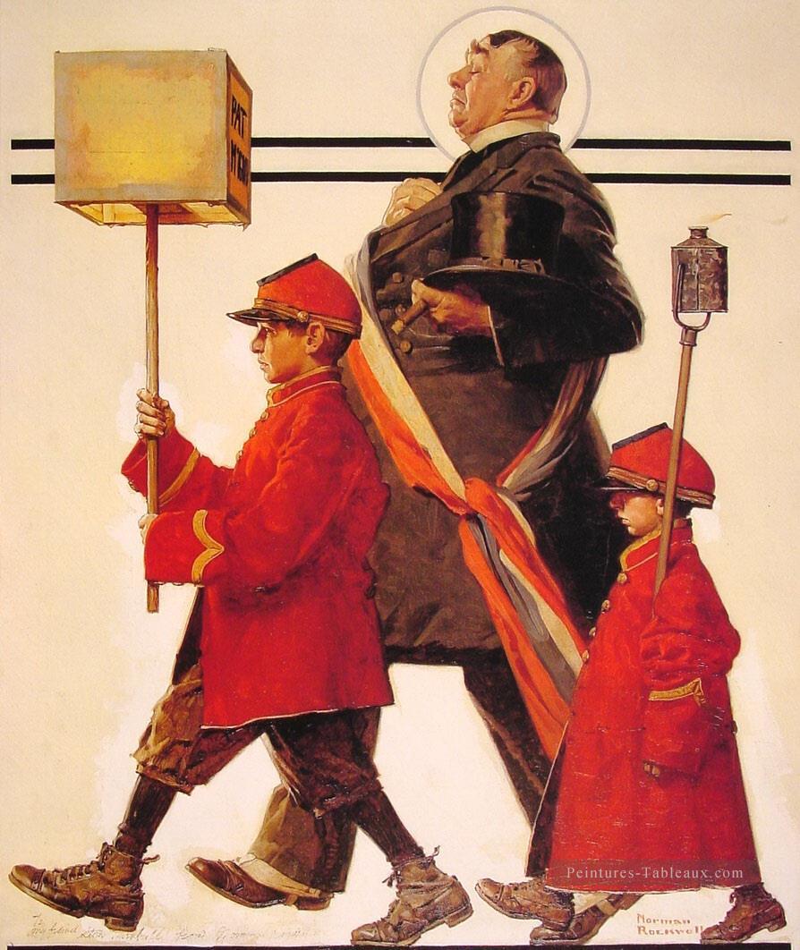 desfile 1924 Norman Rockwell Pintura al óleo